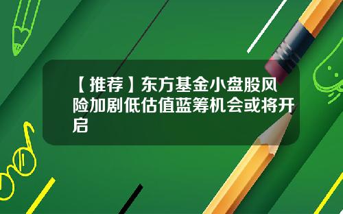 【推荐】东方基金小盘股风险加剧低估值蓝筹机会或将开启