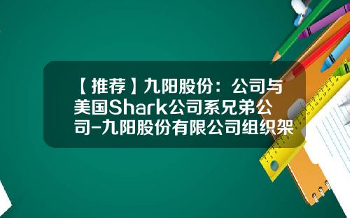 【推荐】九阳股份：公司与美国Shark公司系兄弟公司-九阳股份有限公司组织架构