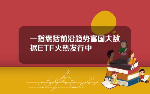 一指囊括前沿趋势富国大数据ETF火热发行中
