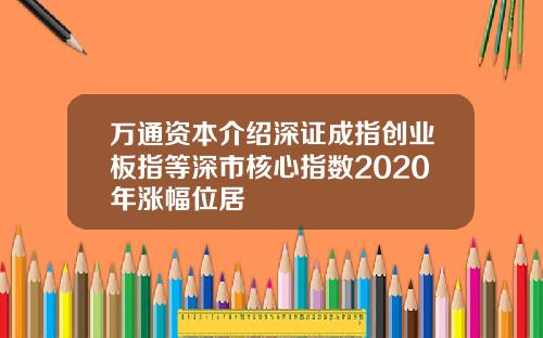 万通资本介绍深证成指创业板指等深市核心指数2020年涨幅位居