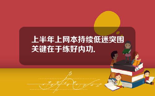 上半年上网本持续低迷突围关键在于练好内功.