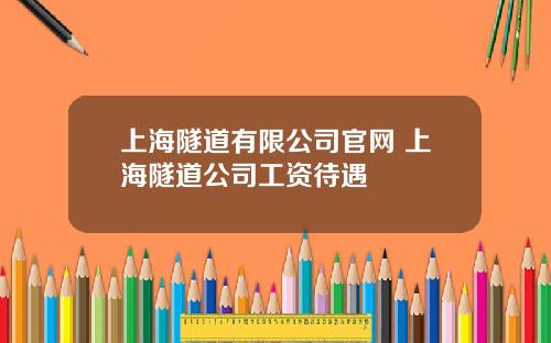 上海隧道有限公司官网 上海隧道公司工资待遇
