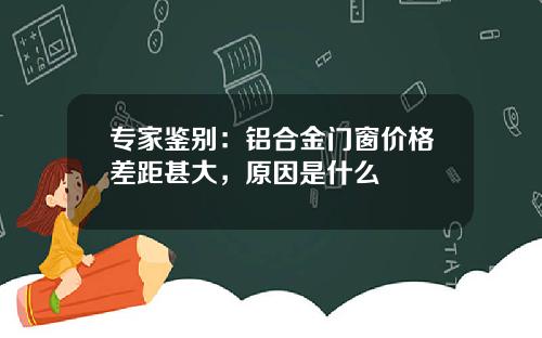 专家鉴别：铝合金门窗价格差距甚大，原因是什么