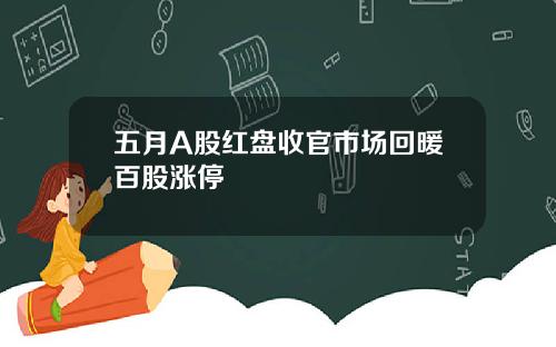 五月A股红盘收官市场回暖百股涨停