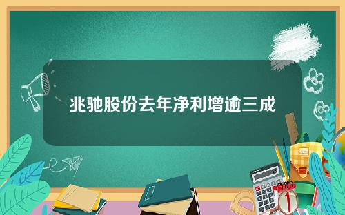 兆驰股份去年净利增逾三成