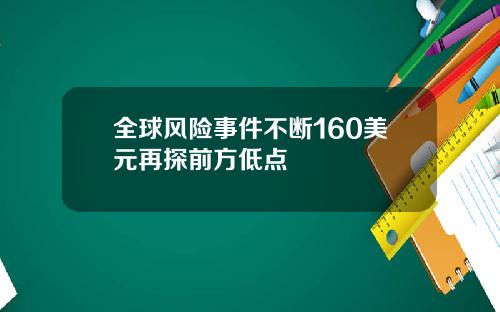全球风险事件不断160美元再探前方低点