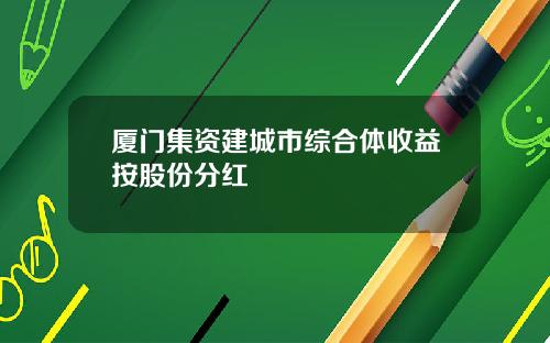 厦门集资建城市综合体收益按股份分红