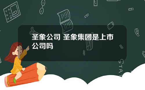 圣象公司 圣象集团是上市公司吗