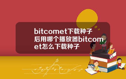 bitcomet下载种子后用哪个播放器bitcomet怎么下载种子