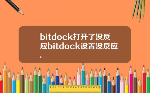 bitdock打开了没反应bitdock设置没反应.