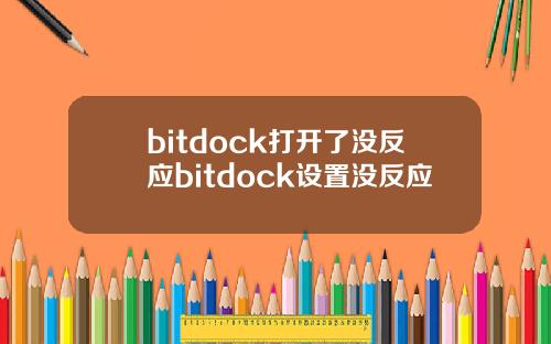 bitdock打开了没反应bitdock设置没反应