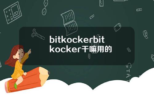 bitkockerbitkocker干嘛用的
