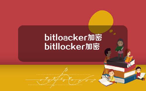 bitloacker加密bitllocker加密