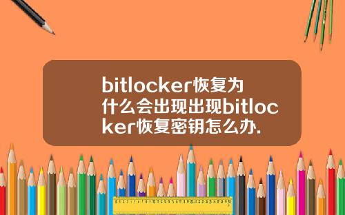 bitlocker恢复为什么会出现出现bitlocker恢复密钥怎么办.
