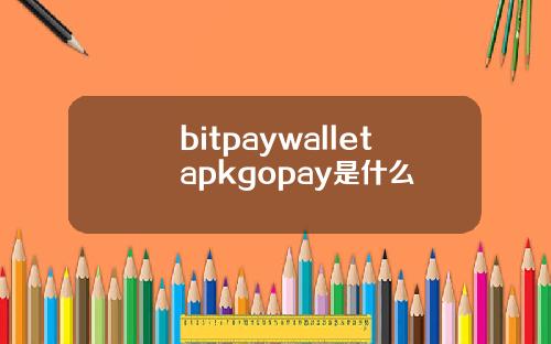 bitpaywalletapkgopay是什么