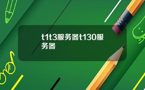 t1t3服务器t130服务器