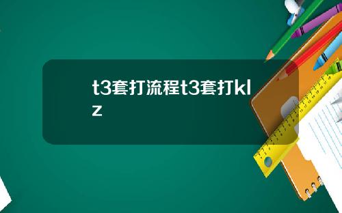 t3套打流程t3套打klz