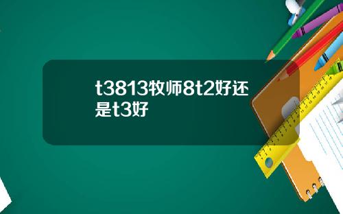 t3813牧师8t2好还是t3好