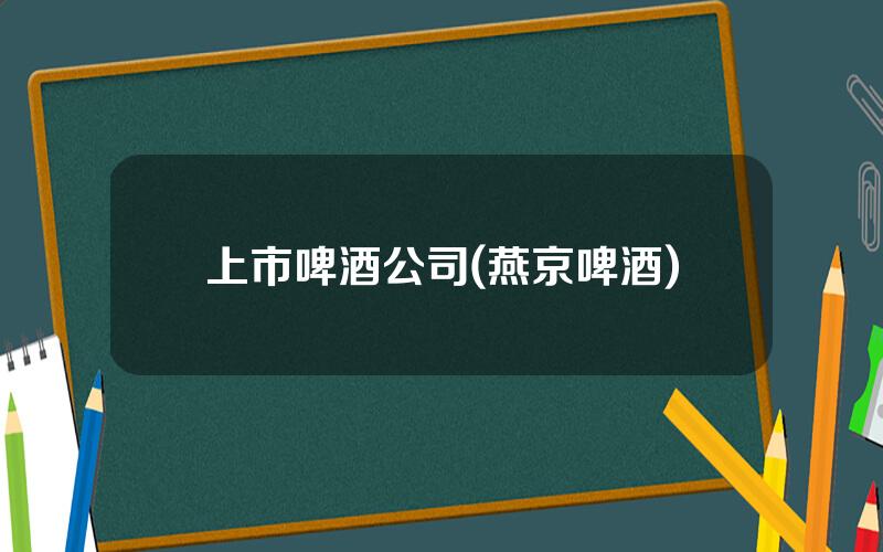 上市啤酒公司(燕京啤酒)