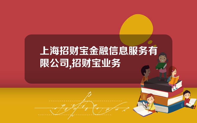 上海招财宝金融信息服务有限公司,招财宝业务