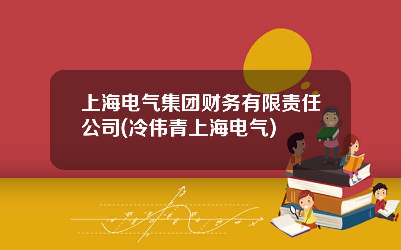 上海电气集团财务有限责任公司(冷伟青上海电气)