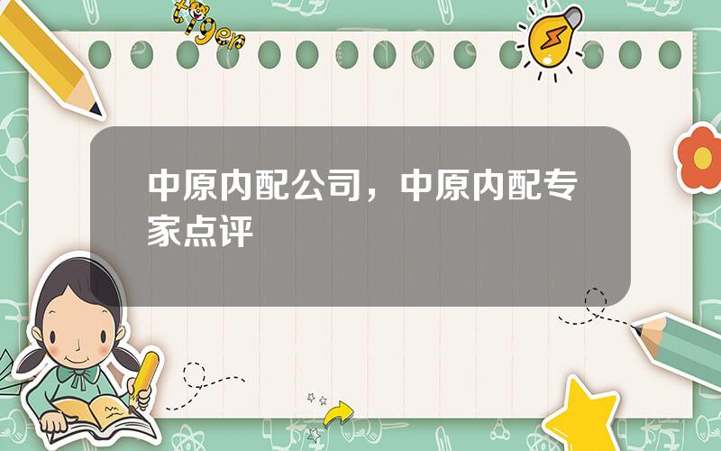 中原内配公司，中原内配专家点评